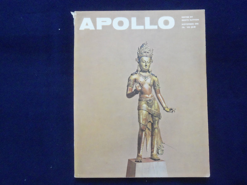 1970 NOVEMBER APOLLO MAGAZINE - BRITISH - GREAT PHOTOS & ADVERTISEMENTS - K 154