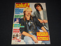 1985 MAY 22-JUNE 4 SALUT! MAGAZINE - RENAUD & GOLDMAN COVER - E 12411