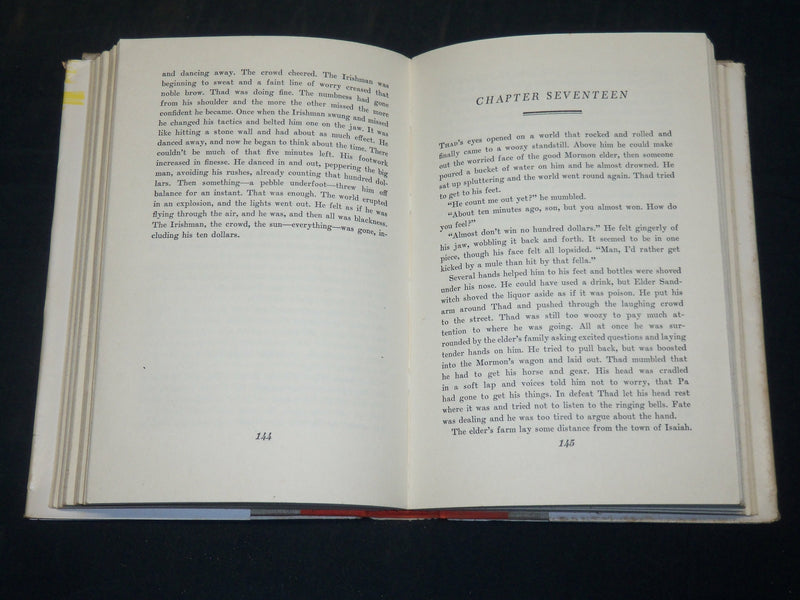 1957 THE ODYSSEY OF THADDEUS BAXTER HARDCOVER BOOK BY ROBERT LUND - KD 5884