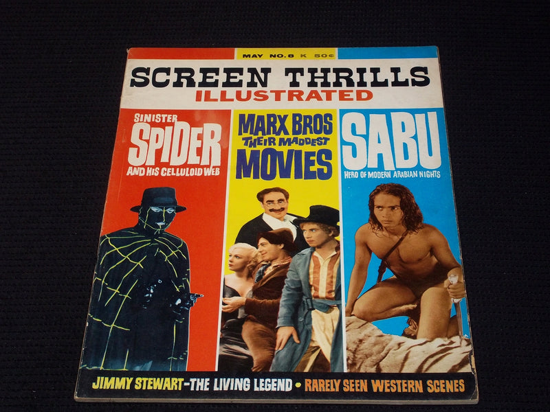 1964 MAY SCREEN THRILLS ILLUSTRATED MAGAZINE - MARX BROS FRONT COVER - E 6360