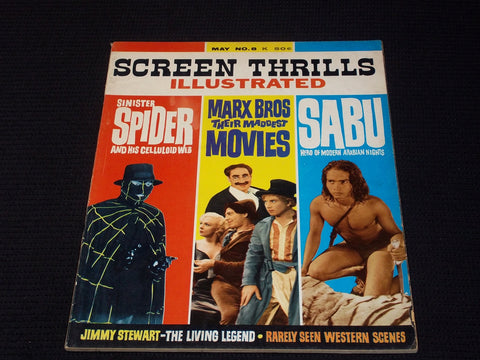 1964 MAY SCREEN THRILLS ILLUSTRATED MAGAZINE - MARX BROS FRONT COVER - E 6360