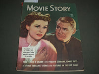 1944 MAY MOVIE STORY MAGAZINE - PAULETTE GODDARD & SONNY TUFTS COVER - SP 7194