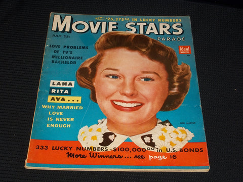 1954 JULY MOVIE STARS PARADE MAGAZINE - JUNE ALLYSON FRONT COVER - E 1438