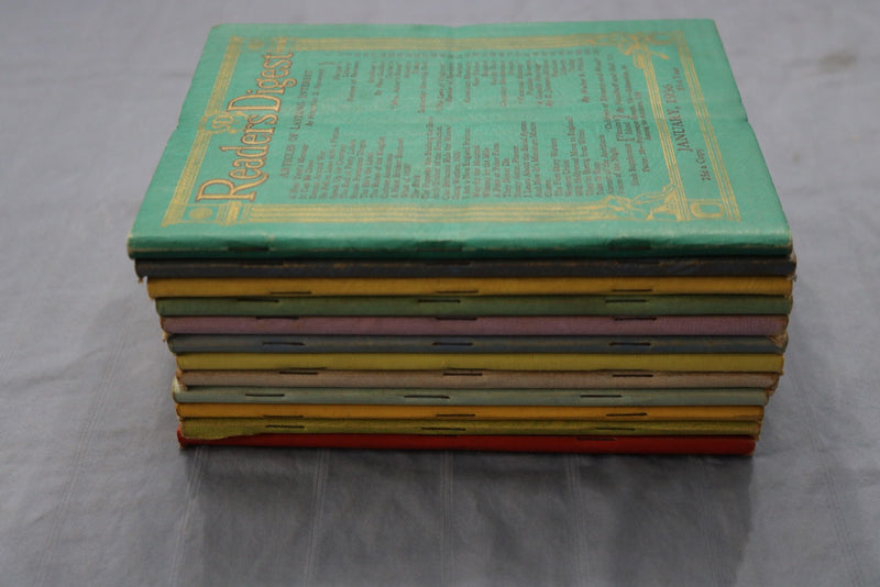 1936 READER'S DIGEST MAGAZINE - COMPLETE YEAR - LOT OF 12 - O 3871