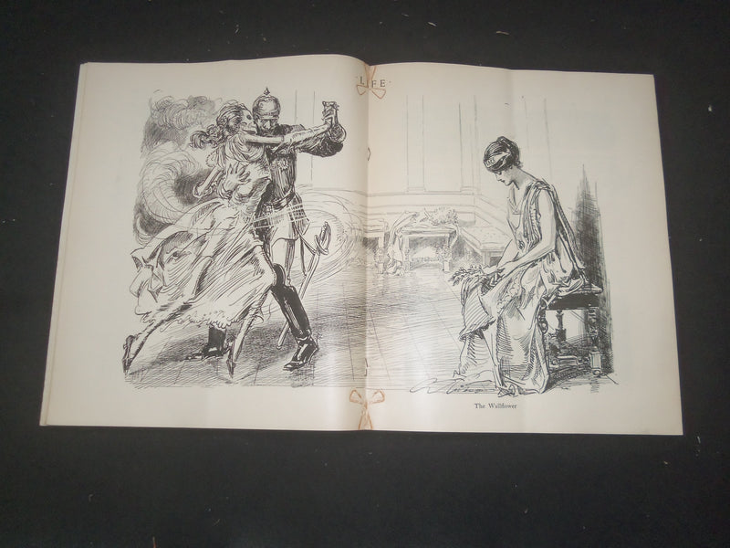 1917 JANUARY 25 LIFE MAGAZINE - PERILS OF THE RAIL - L 764P