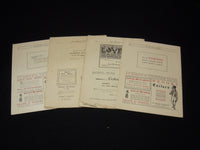 1900 THE HARVARD LAMPOON MAGAZINE LOT OF 4 ISSUES - CAMBRIDGE, MASS. - O 1780C