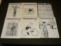 1980-1985 FREEWHEELIN' SOUTHERN BICYCLE LEAGUE MAGAZINE LOT OF 27 - O 3210