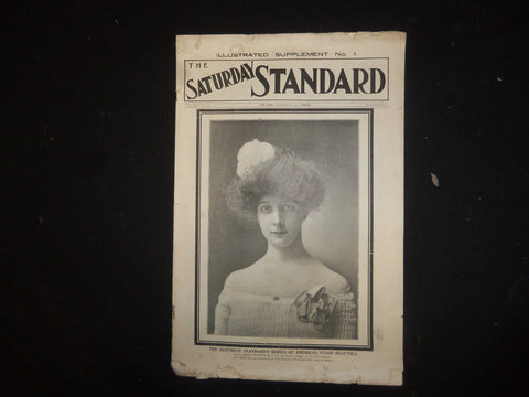 1901 DEC 28 NY SATURDAY STANDARD MAGAZINE ILLUSTRATED SUPPLEMENT NO. 1 - ST 3193