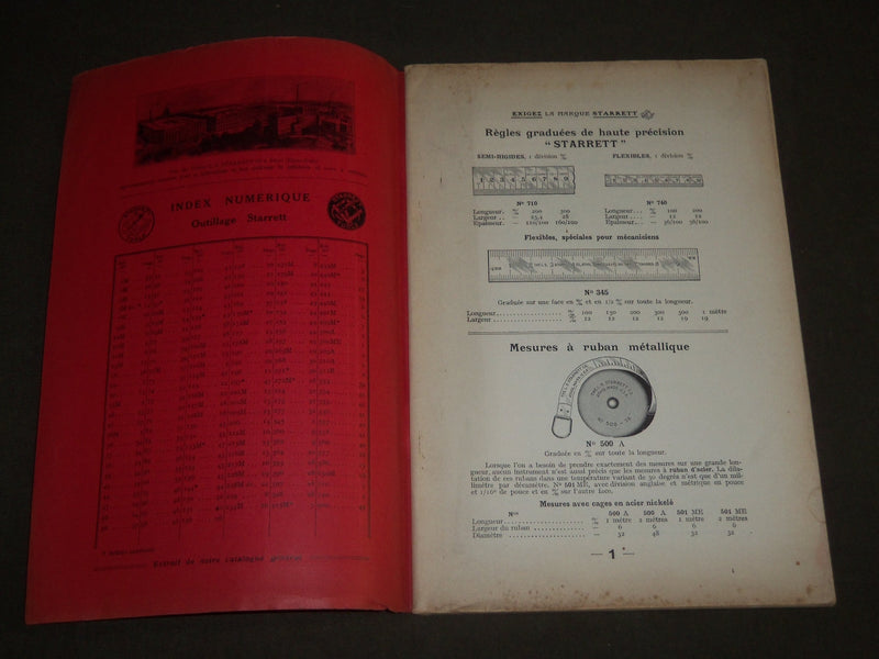 1923 DUTRUT BERNIER & DESRUES OUTILLAGE MECANIQUE FRENCH CATALOGUE - FR 351