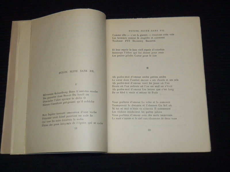 1946 LE CREVE -COEUR PAR ARAGON FRENCH BOOK - J 7389