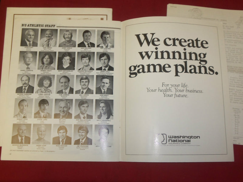 1979-1980 SHOWTIME PURDUE COLLEGE BASKETBALL PROGRAM-MCGAW HALL-LOT OF 2- J 4244