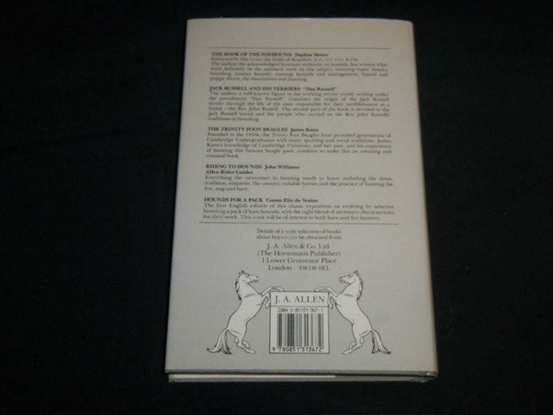 1993 THOUGHTS ON HUNTING HARDCOVER BOOK BY PETER BECKFORD - KD 6875