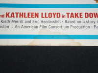 1979 TAKE DOWN 1/2 SHEET MOVIE POSTER - EDWARD HERRMANN, KATHLEEN LLOYD - P 303