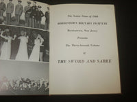1968 BORDENTOWN MILITARY INSTITUTE YEARBOOK - BORDENTOWN, NEW JERSEY - YB 2110