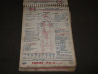 1954 ESSO DEALER LUBRICATION SERVICE GUIDE - SPIRAL BOUND - KD 4881