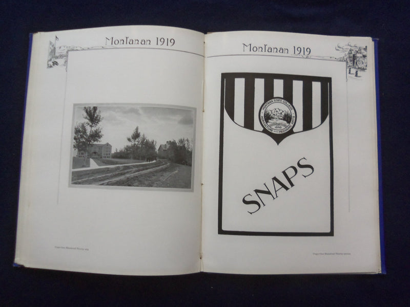 1919 MONTANAN MONTANA STATE UNIVERSITY YEARBOOK - BOZEMAN, MONTANA - YB 3081