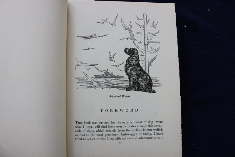 1943 FAMOUS DOGS OF FAMOUS PEOPLE HARDCOVER BOOK BY MAE SMITH - K 1539