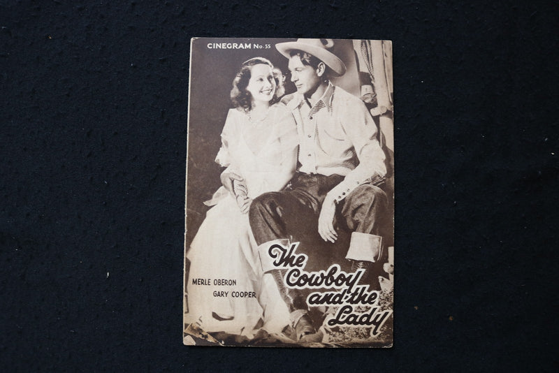 1938 GARY COOPER & MERLE OBERON CINEGRAM MAGAZINE - E 26110