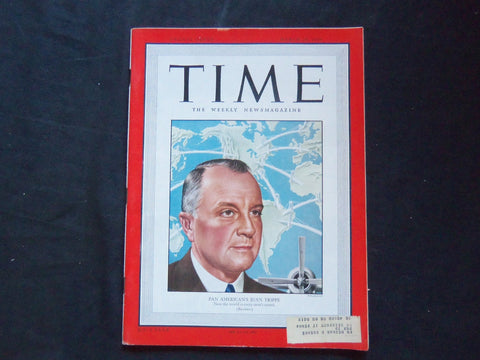 1949 MARCH 28 TIME MAGAZINE - PAN AMERICAN'S JUAN TRIPPE - T 1167