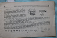 1900'S ARTOY BUILDING BLOCKS CATALOG - NEW CHICAGO SPECIALTY CO. - K 2504