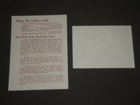 1930'S WHITE COLLARS PROMO CARD & PROGRAM - PLYMOUTH THEATRE - J 2396