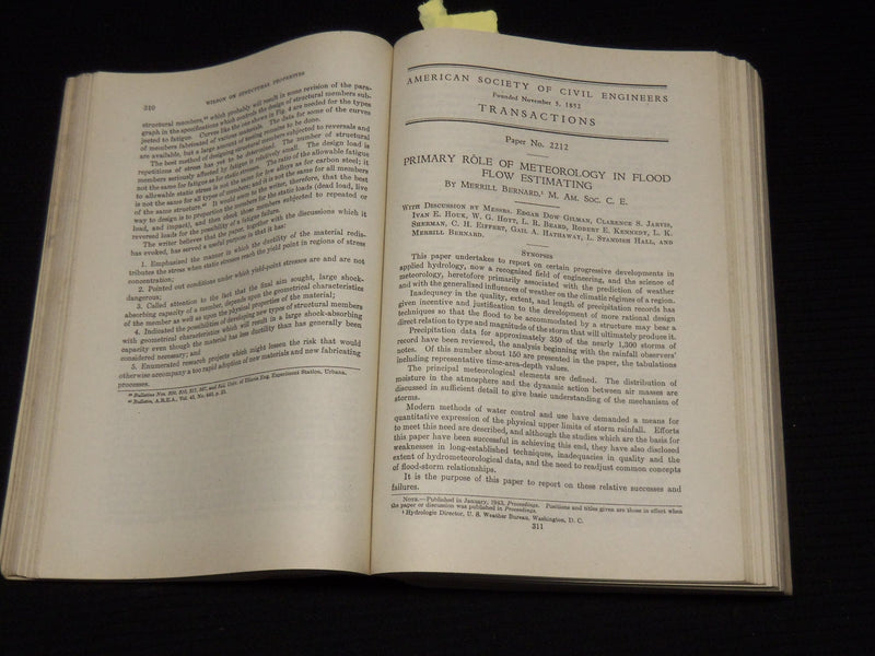 1945 AMERICAN SOCIETY OF CIVIL ENGINEERS PROCEEDINGS PART 2 - K 45