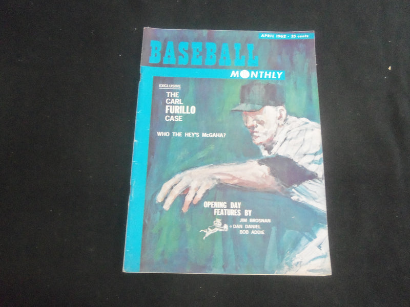 1962 APRIL BASEBALL MONTHLY MAGAZINE - CARL FURILLO - ROBERTO CLEMENTE - J 7703