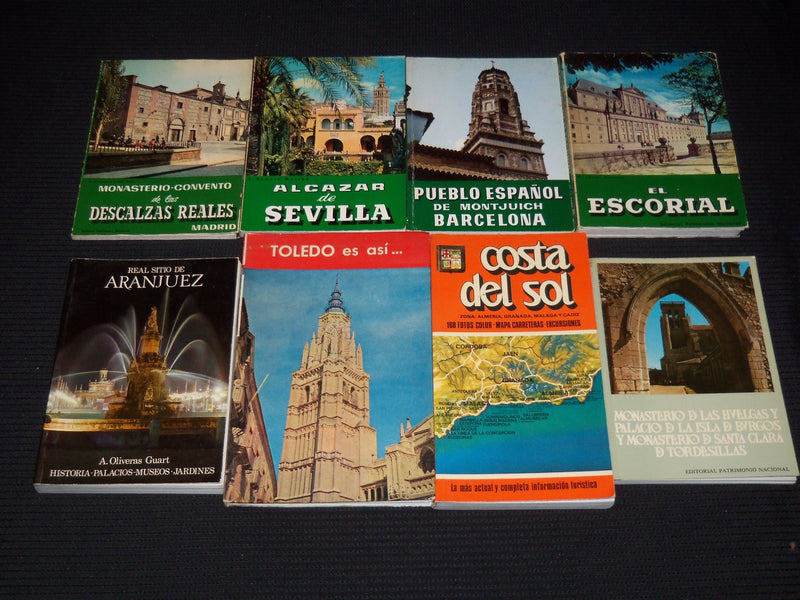 1950'S-1970'S SPANISH GUIDE BOOKS LOT OF 21 - SOFTCOVER - KD 4669G