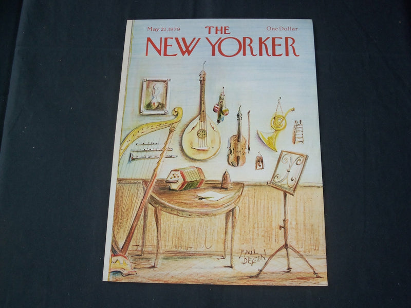 1979 MAY 21 NEW YORKER MAGAZINE FRONT COVER ONLY - GREAT ART FOR FRAMING