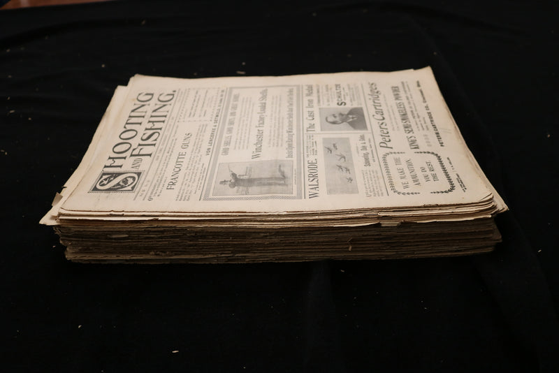 1899 SHOOTING AND FISHING MAGAZINE - LOT OF 41 - O 3698