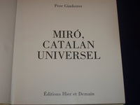 1978 MIRO CATALAN UNIVERSAL BOOK BY PERE GIMFERRER- FRENCH - PHOTOS - KD 2694