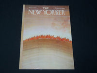 1971 NOVEMBER 6 NEW YORKER MAGAZINE FRONT COVER ONLY - GREAT ART FOR FRAMING