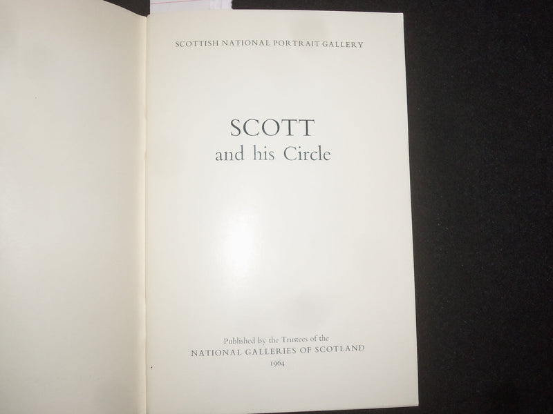 1964 SCOTT AND HIS CIRCLE SOFTCOVER BOOK - SCOTTISH NATIONAL GALLERY - J 9857