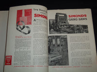 1950'S CUTLER WOOD & SANDERSON CO. SIMONDS SAW & STEEL CATALOGUE - J 9036