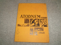 1968 ATODNEM MENDOTA HIGH SCHOOL YEARBOOK - MENDOTA, ILLINOIS - YB 2482