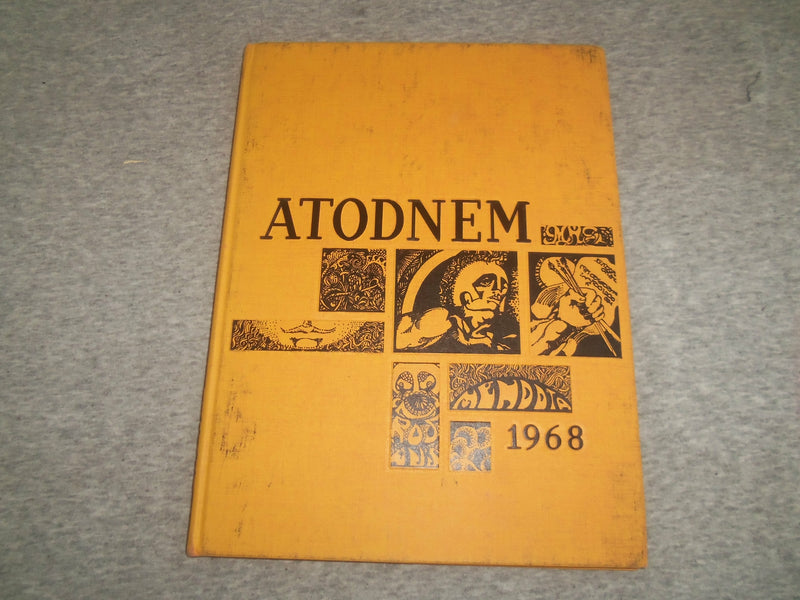 1968 ATODNEM MENDOTA HIGH SCHOOL YEARBOOK - MENDOTA, ILLINOIS - YB 2482