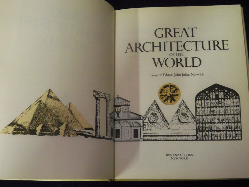 1975 GREAT ARCHITECTURE OF THE WORLD STONEHENGE TO 20TH CENTURY BOOK - KD 2183