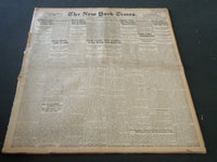 1922 OCTOBER 4 NEW YORK TIMES - FIRST WORLD'S SERIES CLASH TODAY - NT 5812