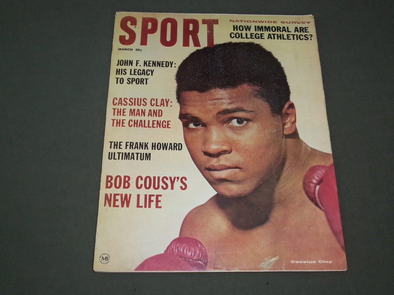 1964 MARCH SPORT MAGAZINE - CASSIUS CLAY - SP 9734
