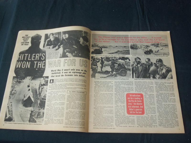 1973 JUNE THE NATIONAL POLICE GAZETTE MAGAZINE-JUDY CARNE-STEVE CARLTON - B 5787