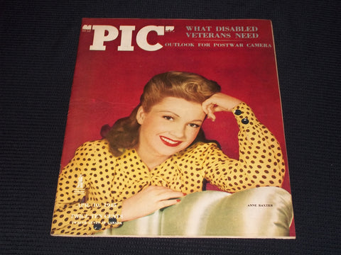 1945 APRIL 10 PIC MAGAZINE - ANNE BAXTER FRONT COVER - E 20576