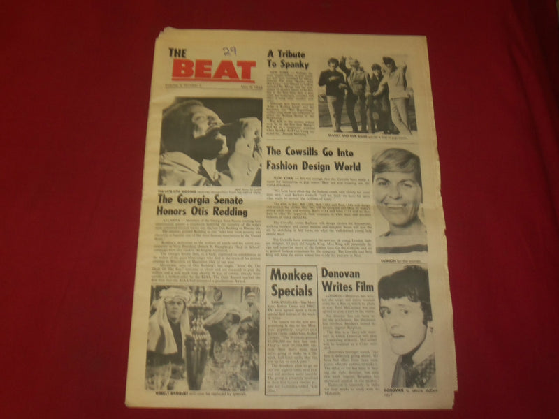 1968 MAY 4 THE BEAT NEWSPAPER -RASCALS-SIMON & GARFUNKEL-PHOTOS/ARTICLES-NP 3930