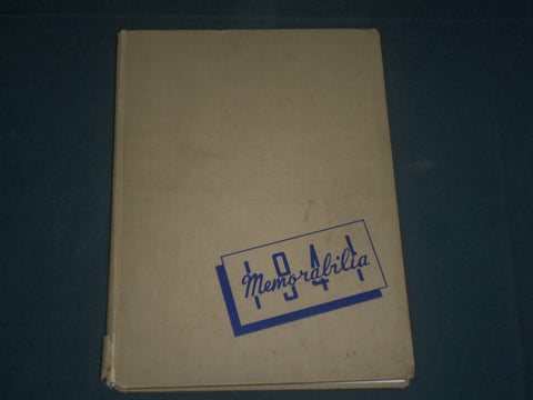 1941 MEMORABILIA NEW JERSEY STATE TEACHERS COLLEGE AT NEWARK YEARBOOK - YB 1671