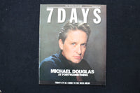 1989 DECEMBER 3-9 7 DAYS MAGAZINE - MICHAEL DOUGLAS COVER - E 24466