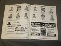 1991-1992 PHOENIX ROADRUNNERS HOCKEY PROGRAM - J 4100