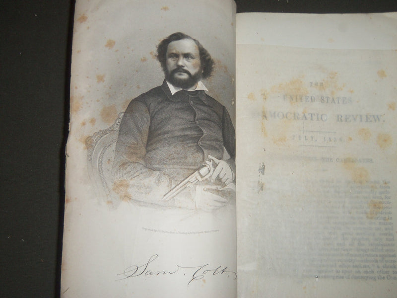 1856 THE UNITED STATES DEMOCRATIC REVIEW MAGAZINE LOT OF 6 ISSUES - WR 1276