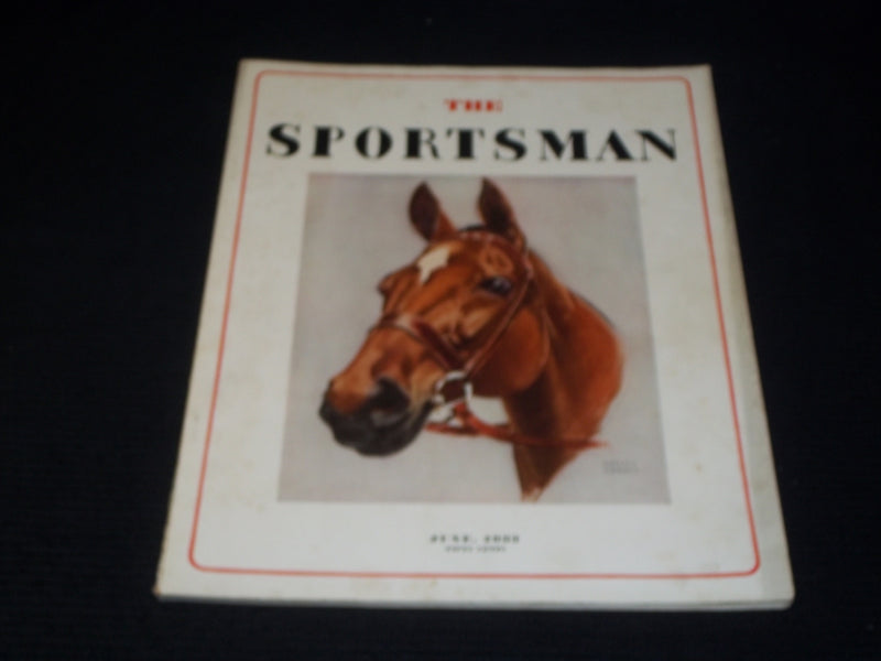 1933 JUNE THE SPORTSMAN MAGAZINE NICE COVER & INSIDE SPORTS - E 4291