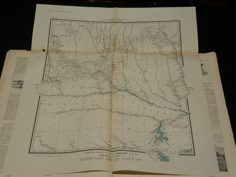 1898 JAN-DEC LE MOUVEMENT GEOGRAPHIQUE MAGAZINE BOUND VOLUME - KD 5393