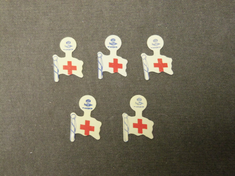 1944 THE AMERICAN RED CROSS DISASTER FUND PINS LOT - 5 TOTAL PINS - J 3710