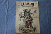 1872 FEBRUARY 18 LE GRELOT NEWSPAPER - L'INTRIGUE BONAPARTISTE- FRENCH - NP 8576